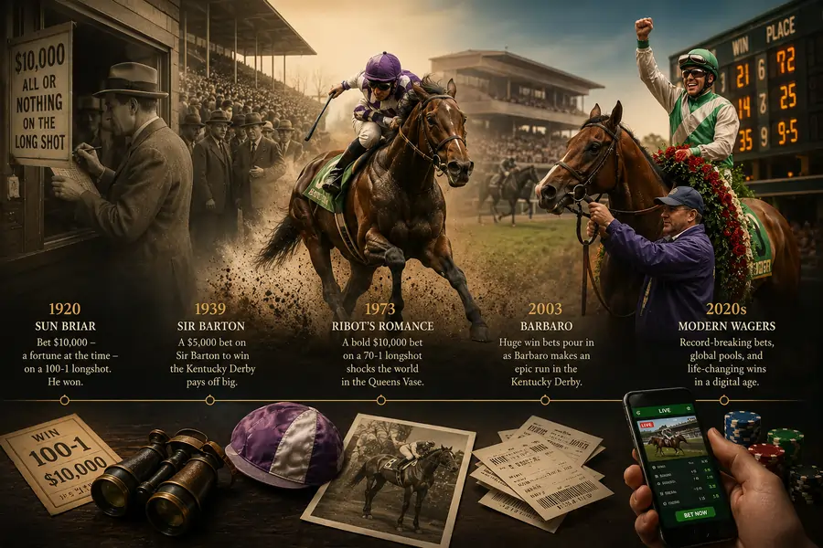 Famous Gambles in Horse Racing History